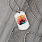 Camper Necklace Camping Necklace Stainless Steel or 18k Gold Dog Tag 24" Chain-Express Your Love Gifts