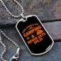 Camper Necklace Camping Never Gets Old Necklace Stainless Steel or 18k Gold Dog Tag 24" Chain-Express Your Love Gifts