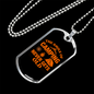 Camper Necklace Camping Never Gets Old Necklace Stainless Steel or 18k Gold Dog Tag 24" Chain-Express Your Love Gifts