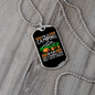 Camper Necklace Camping Normal Dad Necklace Stainless Steel or 18k Gold Dog Tag 24" Chain-Express Your Love Gifts