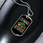 Camper Necklace Camping Normal Dad Necklace Stainless Steel or 18k Gold Dog Tag 24" Chain-Express Your Love Gifts