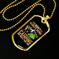 Camper Necklace Camping Oh Wait Necklace Stainless Steel or 18k Gold Dog Tag 24" Chain-Express Your Love Gifts