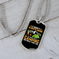 Camper Necklace Camping Oh Wait Necklace Stainless Steel or 18k Gold Dog Tag 24" Chain-Express Your Love Gifts