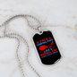 Camper Necklace Camping Papa Necklace Stainless Steel or 18k Gold Dog Tag 24" Chain-Express Your Love Gifts