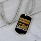 Camper Necklace Camping Partners For Life Necklace Stainless Steel or 18k Gold Dog Tag 24" Chain-Express Your Love Gifts