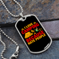 Camper Necklace Camping People Necklace Stainless Steel or 18k Gold Dog Tag 24" Chain-Express Your Love Gifts