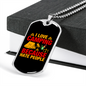Camper Necklace Camping People Necklace Stainless Steel or 18k Gold Dog Tag 24" Chain-Express Your Love Gifts