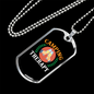 Camper Necklace Camping Theraphy Cheers! Necklace Stainless Steel or 18k Gold Dog Tag 24" Chain-Express Your Love Gifts