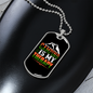 Camper Necklace Camping Theraphy Necklace Stainless Steel or 18k Gold Dog Tag 24" Chain-Express Your Love Gifts