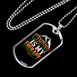 Camper Necklace Camping Theraphy Necklace Stainless Steel or 18k Gold Dog Tag 24" Chain-Express Your Love Gifts