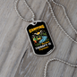Camper Necklace Camping Therapy Is Necklace Stainless Steel or 18k Gold Dog Tag 24" Chain-Express Your Love Gifts