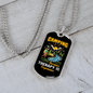 Camper Necklace Camping Therapy Is Necklace Stainless Steel or 18k Gold Dog Tag 24" Chain-Express Your Love Gifts