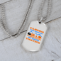 Camper Necklace Camping Together With Friends Necklace Stainless Steel or 18k Gold Dog Tag 24" Chain-Express Your Love Gifts
