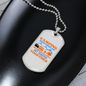 Camper Necklace Camping Together With Friends Necklace Stainless Steel or 18k Gold Dog Tag 24" Chain-Express Your Love Gifts