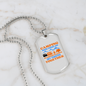 Camper Necklace Camping Together With Friends Necklace Stainless Steel or 18k Gold Dog Tag 24" Chain-Express Your Love Gifts