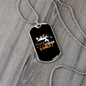 Camper Necklace Camping Vibes Only White Necklace Stainless Steel or 18k Gold Dog Tag 24" Chain-Express Your Love Gifts