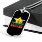 Camper Necklace Capmpfire Cutie Yellow Tent Necklace Stainless Steel or 18k Gold Dog Tag 24" Chain-Express Your Love Gifts