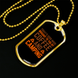 Camper Necklace Cofee and Camping Necklace Stainless Steel or 18k Gold Dog Tag 24" Chain-Express Your Love Gifts