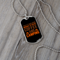 Camper Necklace Cofee and Camping Necklace Stainless Steel or 18k Gold Dog Tag 24" Chain-Express Your Love Gifts