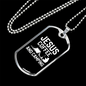 Camper Necklace Coffee And Camping Necklace Stainless Steel or 18k Gold Dog Tag 24" Chain-Express Your Love Gifts