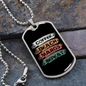 Camper Necklace Coffee Beach Margs Repeat-01 Necklace Stainless Steel or 18k Gold Dog Tag 24" Chain-Express Your Love Gifts