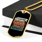 Camper Necklace Coffee Beach Repeat Necklace Stainless Steel or 18k Gold Dog Tag 24" Chain-Express Your Love Gifts