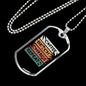 Camper Necklace Coffee Beach Repeat Necklace Stainless Steel or 18k Gold Dog Tag 24" Chain-Express Your Love Gifts