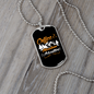 Camper Necklace Coffee Mountain Adventures White Necklace Stainless Steel or 18k Gold Dog Tag 24" Chain-Express Your Love Gifts