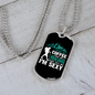 Camper Necklace Coffee Take Me Necklace Stainless Steel or 18k Gold Dog Tag 24" Chain-Express Your Love Gifts