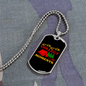Camper Necklace Collect Moments Campsite Necklace Stainless Steel or 18k Gold Dog Tag 24" Chain-Express Your Love Gifts