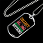Camper Necklace Collect Moments Nothing Necklace Stainless Steel or 18k Gold Dog Tag 24" Chain-Express Your Love Gifts