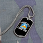 Camper Necklace Come Get Lose Me Necklace Stainless Steel or 18k Gold Dog Tag 24" Chain-Express Your Love Gifts