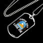 Camper Necklace Come Get Lose Me Necklace Stainless Steel or 18k Gold Dog Tag 24" Chain-Express Your Love Gifts