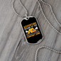 Camper Necklace Comfort Zone Begins Necklace Stainless Steel or 18k Gold Dog Tag 24" Chain-Express Your Love Gifts