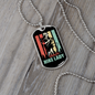 Camper Necklace Crazy Hike Lady Necklace Stainless Steel or 18k Gold Dog Tag 24" Chain-Express Your Love Gifts