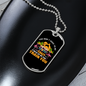 Camper Necklace Crazy Train You Necklace Stainless Steel or 18k Gold Dog Tag 24" Chain-Express Your Love Gifts