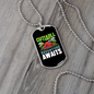 Camper Necklace Cutiabll Adventure Awaits Red Tent Necklace Stainless Steel or 18k Gold Dog Tag 24" Chain-Express Your Love Gifts