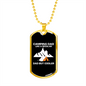Camper Necklace Dad But Cooler White Necklace Stainless Steel or 18k Gold Dog Tag 24" Chain-Express Your Love Gifts