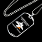Camper Necklace Dad But Cooler White Necklace Stainless Steel or 18k Gold Dog Tag 24" Chain-Express Your Love Gifts