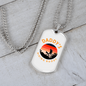 Camper Necklace Daddy's Hiking Buddy Necklace Stainless Steel or 18k Gold Dog Tag 24" Chain-Express Your Love Gifts