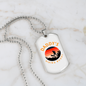 Camper Necklace Daddy's Hiking Buddy Necklace Stainless Steel or 18k Gold Dog Tag 24" Chain-Express Your Love Gifts