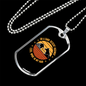 Camper Necklace Dark Desert Highway Necklace Stainless Steel or 18k Gold Dog Tag 24" Chain-Express Your Love Gifts