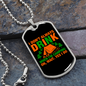 Camper Necklace Don't Always Drink Necklace Stainless Steel or 18k Gold Dog Tag 24" Chain-Express Your Love Gifts