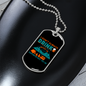 Camper Necklace Don't Drink Camping Necklace Stainless Steel or 18k Gold Dog Tag 24" Chain-Express Your Love Gifts