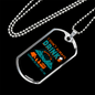 Camper Necklace Don't Drink Camping Necklace Stainless Steel or 18k Gold Dog Tag 24" Chain-Express Your Love Gifts