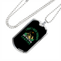 Camper Necklace Don't Need Therapy Necklace Stainless Steel or 18k Gold Dog Tag 24" Chain-Express Your Love Gifts