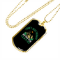Camper Necklace Don't Need Therapy Necklace Stainless Steel or 18k Gold Dog Tag 24" Chain-Express Your Love Gifts