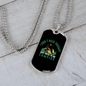 Camper Necklace Don't Need Therapy Necklace Stainless Steel or 18k Gold Dog Tag 24" Chain-Express Your Love Gifts