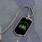 Camper Necklace Don't Need Therapy Necklace Stainless Steel or 18k Gold Dog Tag 24" Chain-Express Your Love Gifts