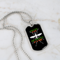 Camper Necklace Donating Blood Necklace Stainless Steel or 18k Gold Dog Tag 24" Chain-Express Your Love Gifts